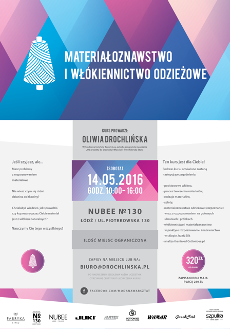 Materiałoznawstwo i włókiennictwo